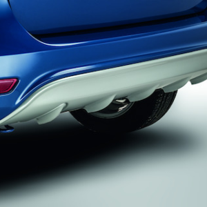 Zaščita zadnjega odbijača Srebrna